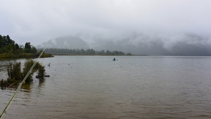 Lake Paringa 170203 lake paringa kajak