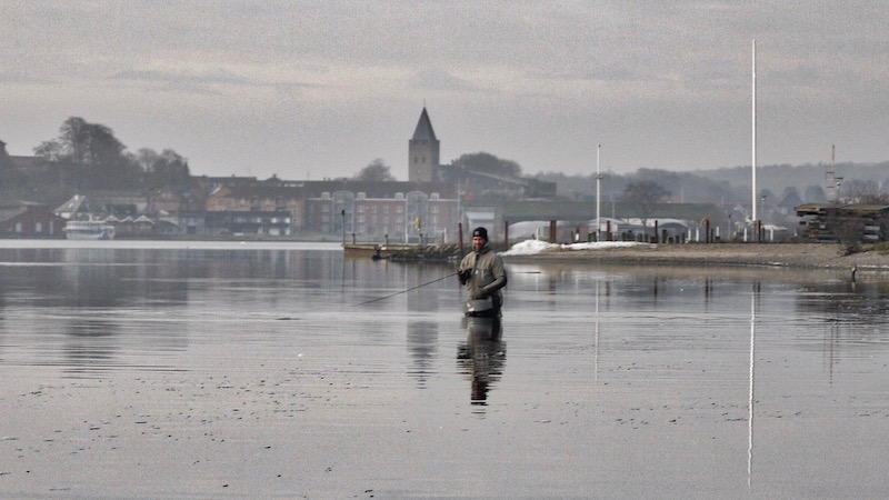 Fluefiskeri 180121 hobro trout fisherman