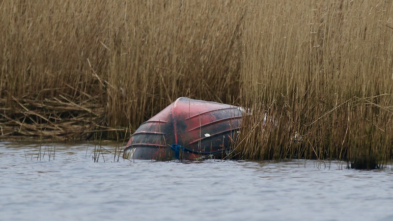Forlist jolle 190217 bredningen boat
