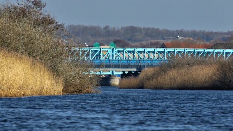 Gudenåen ved Randers 190227 gudenaa blue bridge
