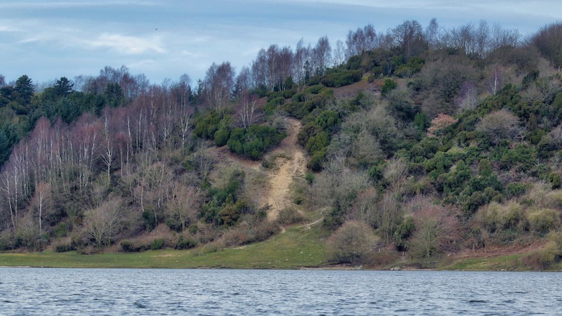 Sandskredet i Mariager Fjord 190318 ornedalen sandskred