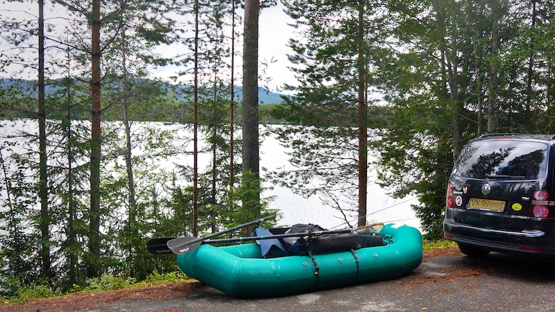 Løbsøen 190715 rena lobsee boat bil