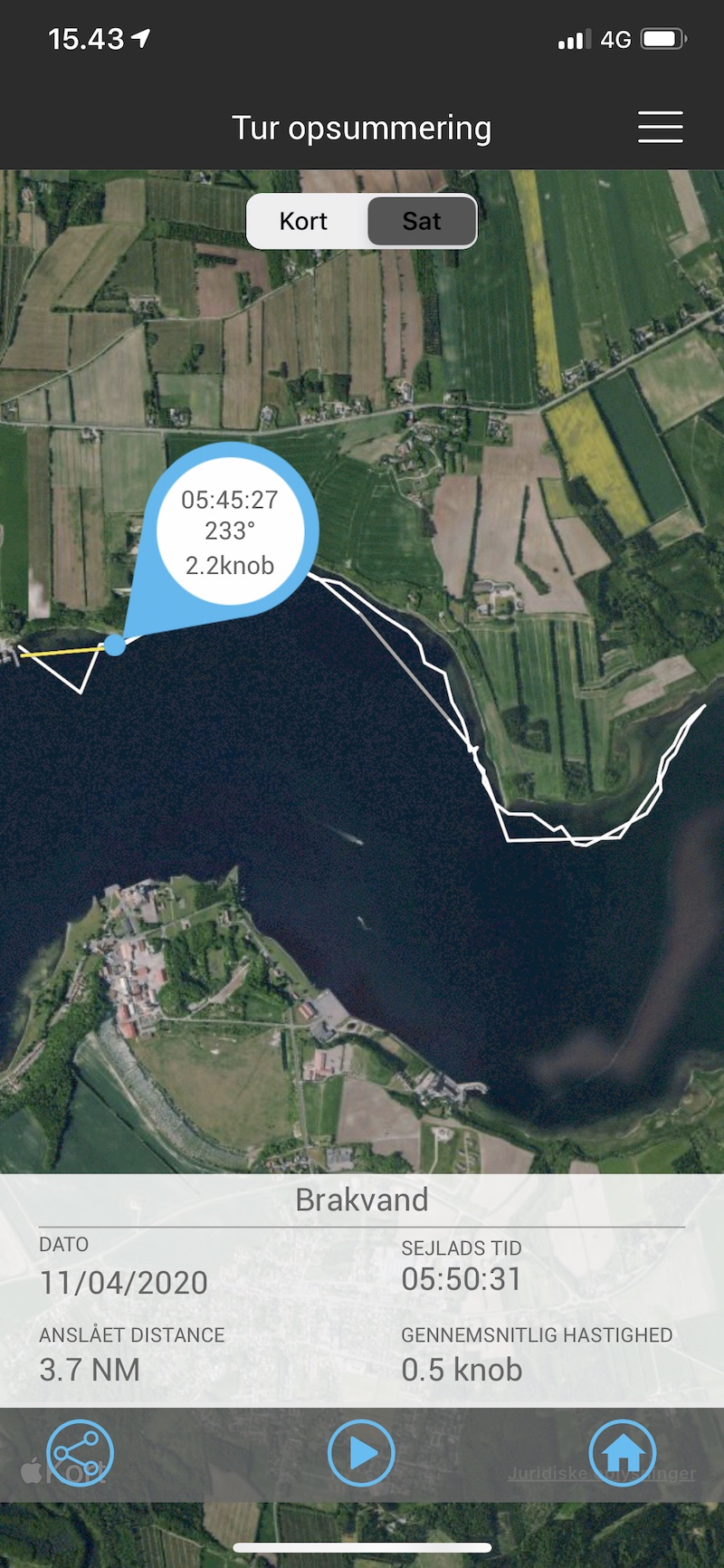 Dagens tur 200411 vive tour map