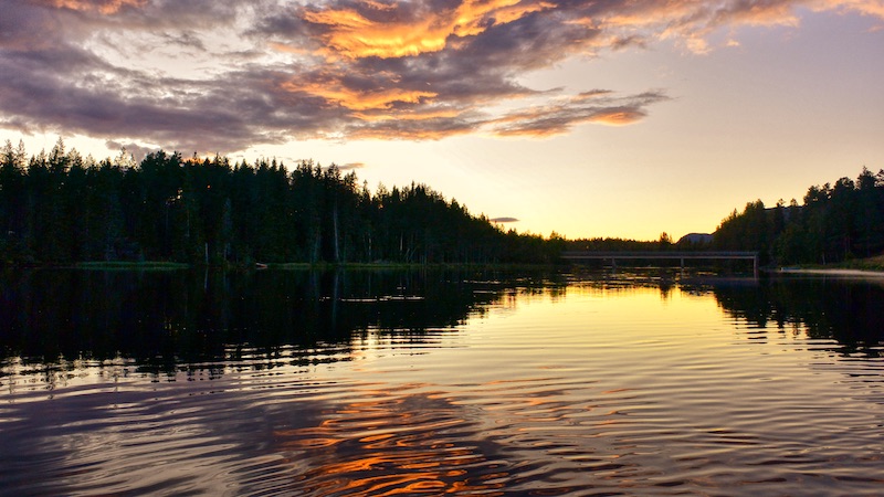Aften ved Deset 200722 rena aften solnedgang
