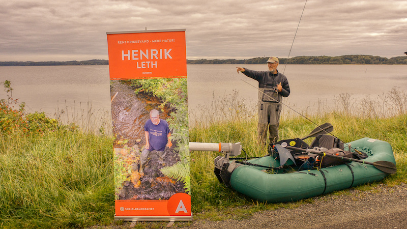 Henrik Leth på stemmefiskeri 210919 mariager valg henrik leth