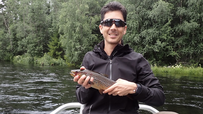 Bækørred, ørred, browntrout 230720 rena guide michael trout