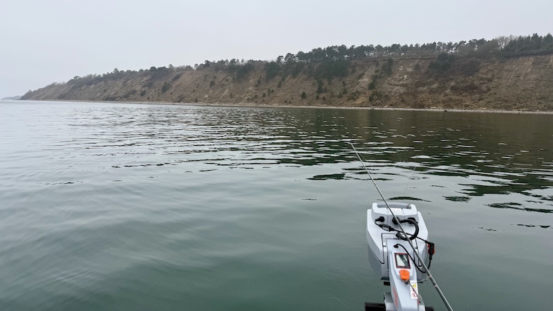 Kysten syd for Kobberhagen 250118 kobberhagen kystlinien