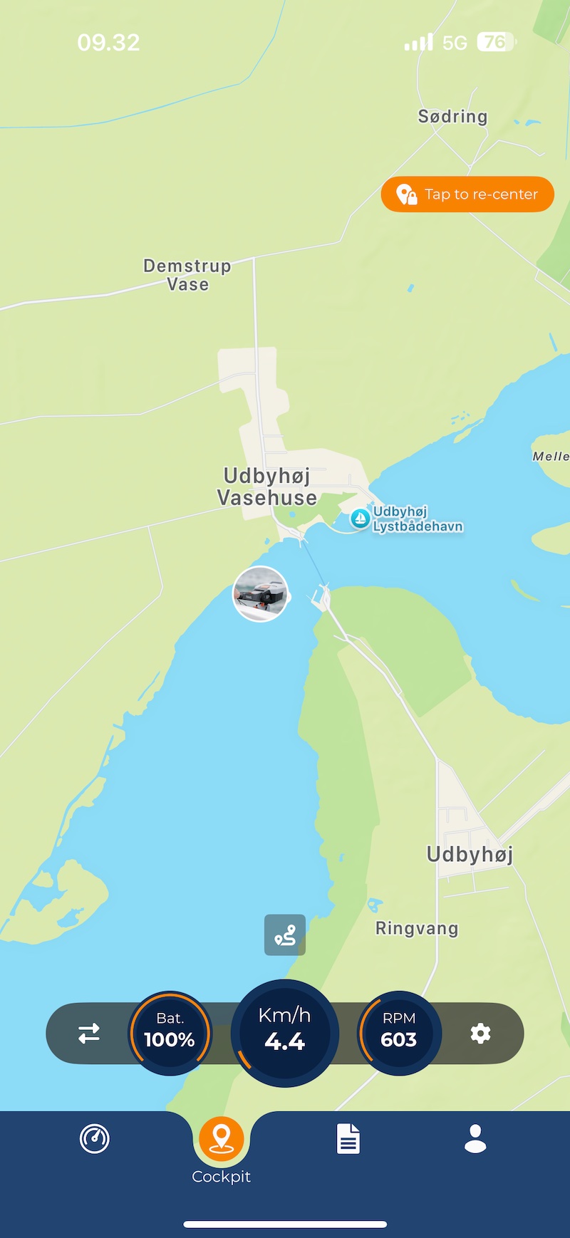 Status på Torqeedo Tralveller 250920 randers fjord torqeedo