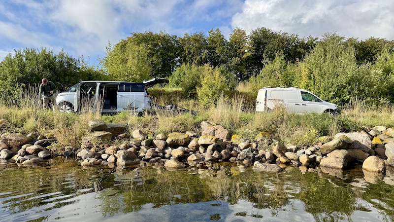 Klargøring af grej og både 260918 kongsdal udpakning