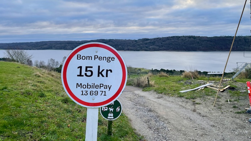Nedkørsel til Fjorden ved Bramslev Bakker 241223 bramslev bompenge