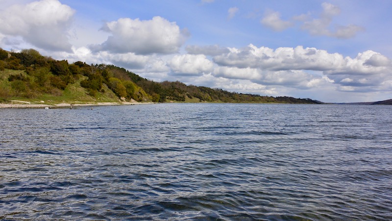 Mariager fjord Hobro nord fjord hills