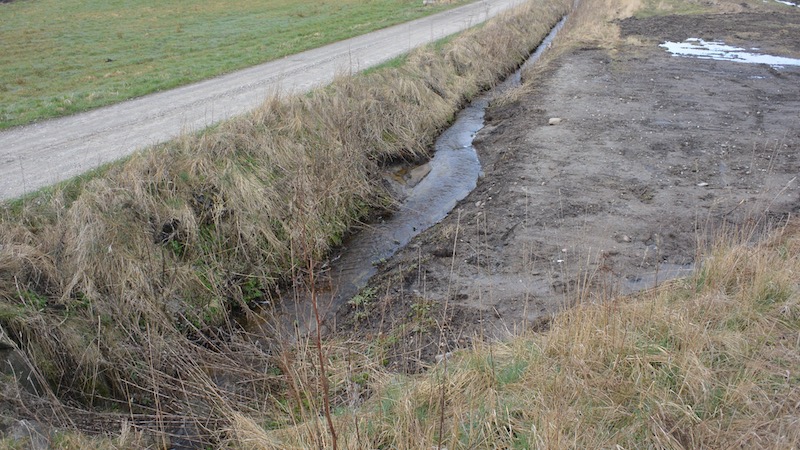 Ødelæggelse af vandløb 1017 kv grundlag bad stream