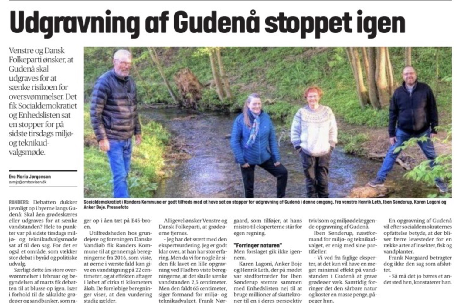 Opgravning af Gudenåen 200611 udgravning stoppet