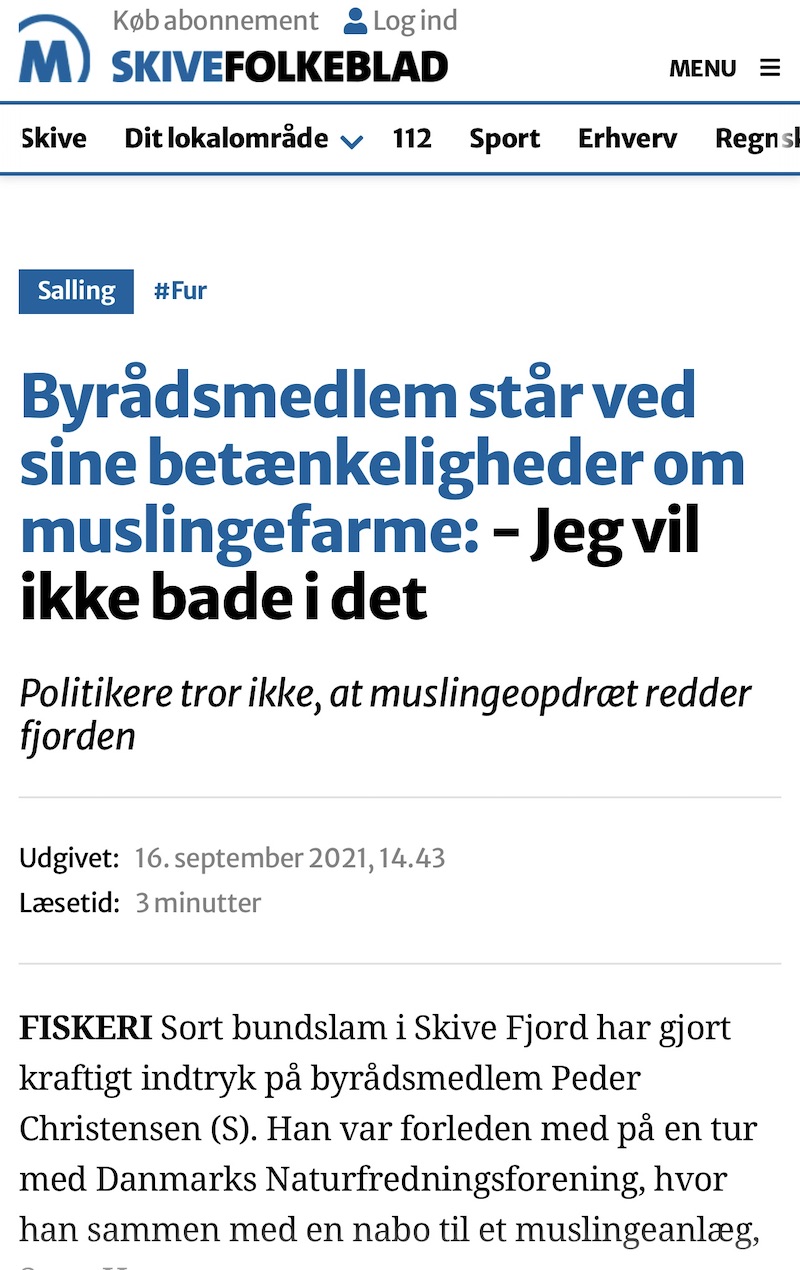 Modstanden mod forurenende muslinge anlæg vokser 220927 muslinger skive slam