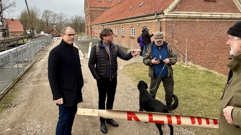 Demonstration ved Gudenåcentralen - Tange Værket 250203 tange demo torben kaas
