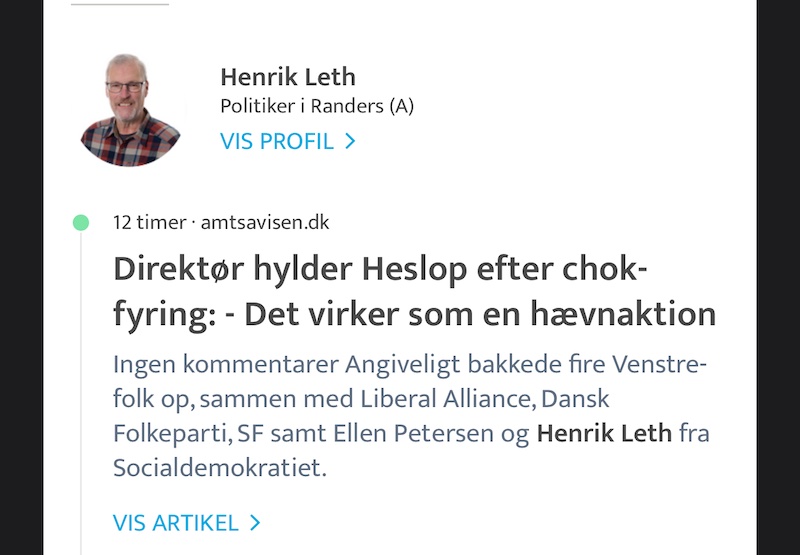Omtale i lokale medier 251005 nordic waste omtale henrik leth