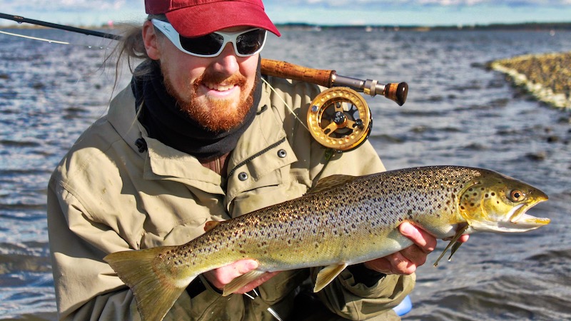 affiskning efterår stenrevet trout