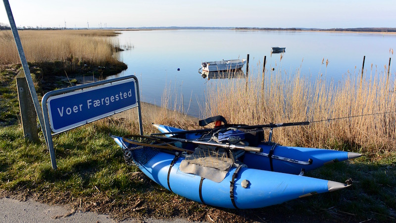 Randers Fjord Voer ponton skilt